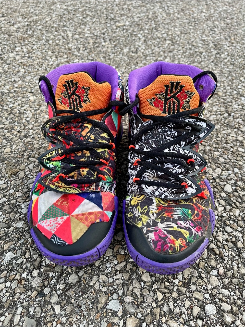 Nike Kids Multicolor Purple-Accented Graphic Sneakers